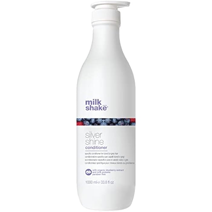Milk Shake milk_shake Silver Shine Purple Conditioner for Blonde Hair - Blonde Toner for Brassy Hair - Image 1